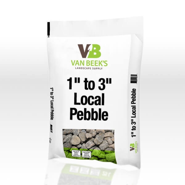 1 to 3 inch local pebble